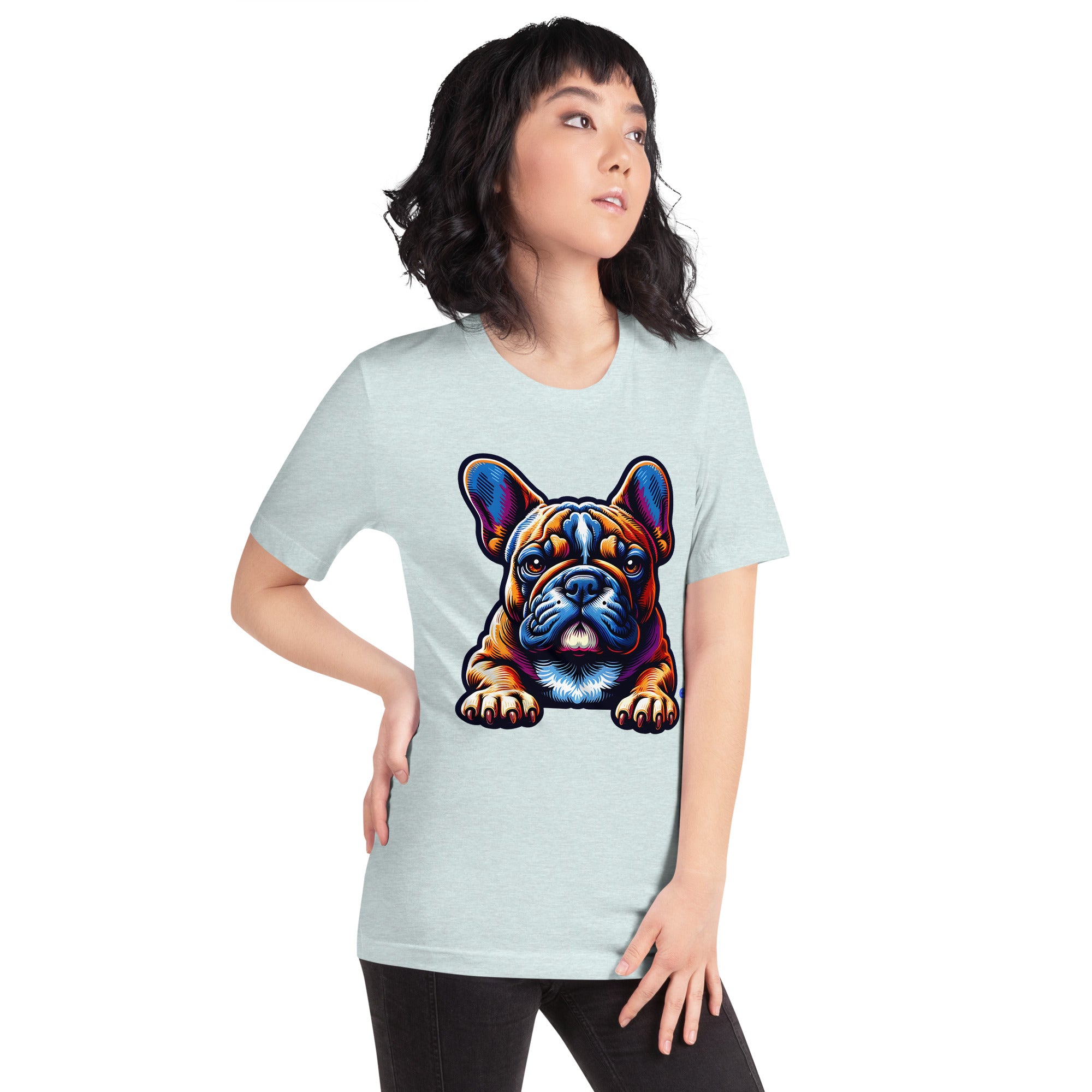 House of Bitey Bubba Bitey (tm) French Bulldog unisex t-shirt