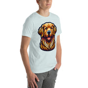 House of Bitey Bubba Bitey (tm) Golden Retriever unisex t-shirt