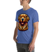 House of Bitey Bubba Bitey (tm) Golden Retriever unisex t-shirt