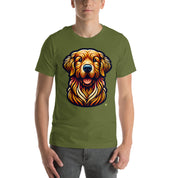 House of Bitey Bubba Bitey (tm) Golden Retriever unisex t-shirt