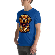 House of Bitey Bubba Bitey (tm) Golden Retriever unisex t-shirt