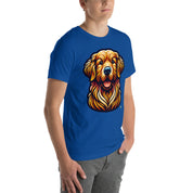 House of Bitey Bubba Bitey (tm) Golden Retriever unisex t-shirt