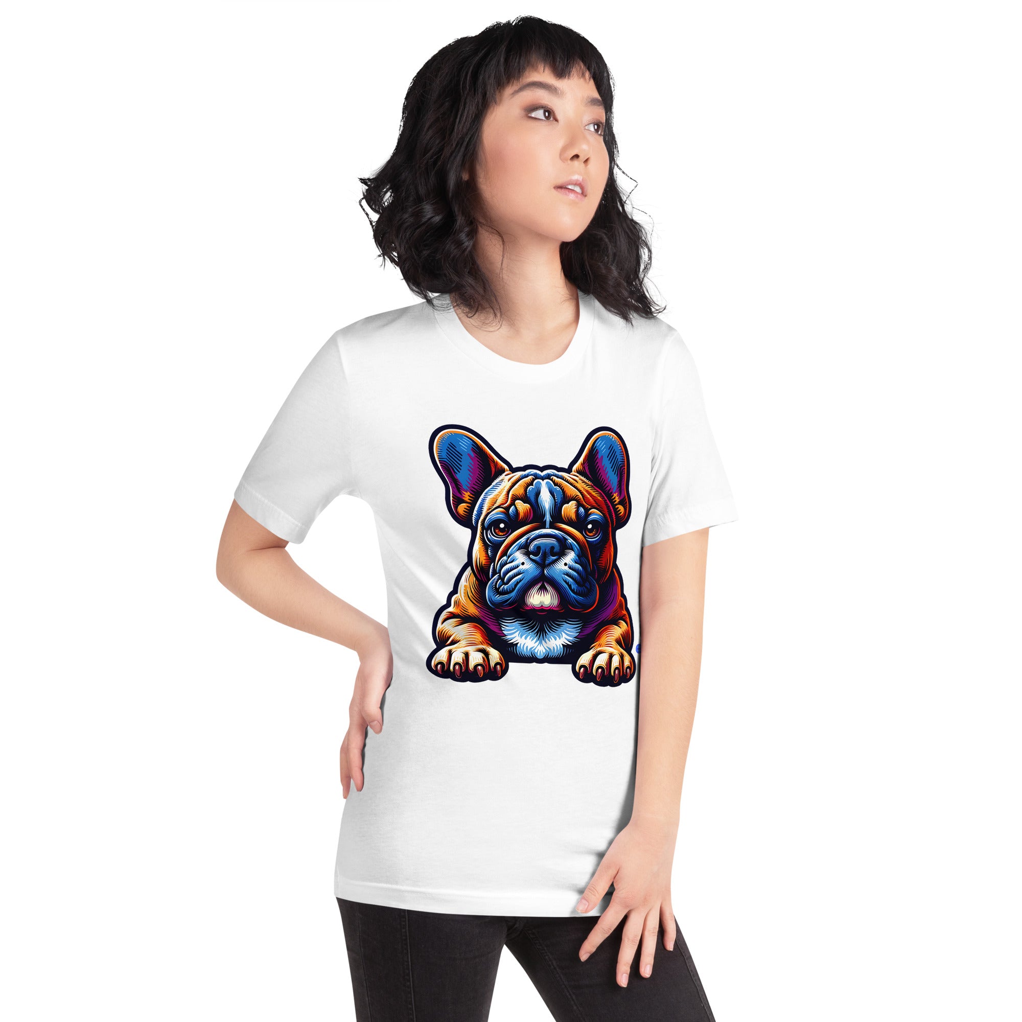 House of Bitey Bubba Bitey (tm) French Bulldog unisex t-shirt