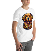 House of Bitey Bubba Bitey (tm) Golden Retriever unisex t-shirt