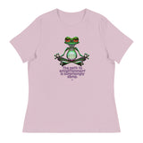 House of Bitey® Zen Now Frog - women's relaxed t-shirt