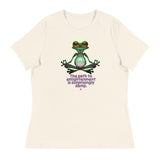 House of Bitey® Zen Now Frog - women's relaxed t-shirt
