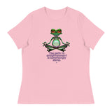 House of Bitey® Zen Now Frog - women's relaxed t-shirt